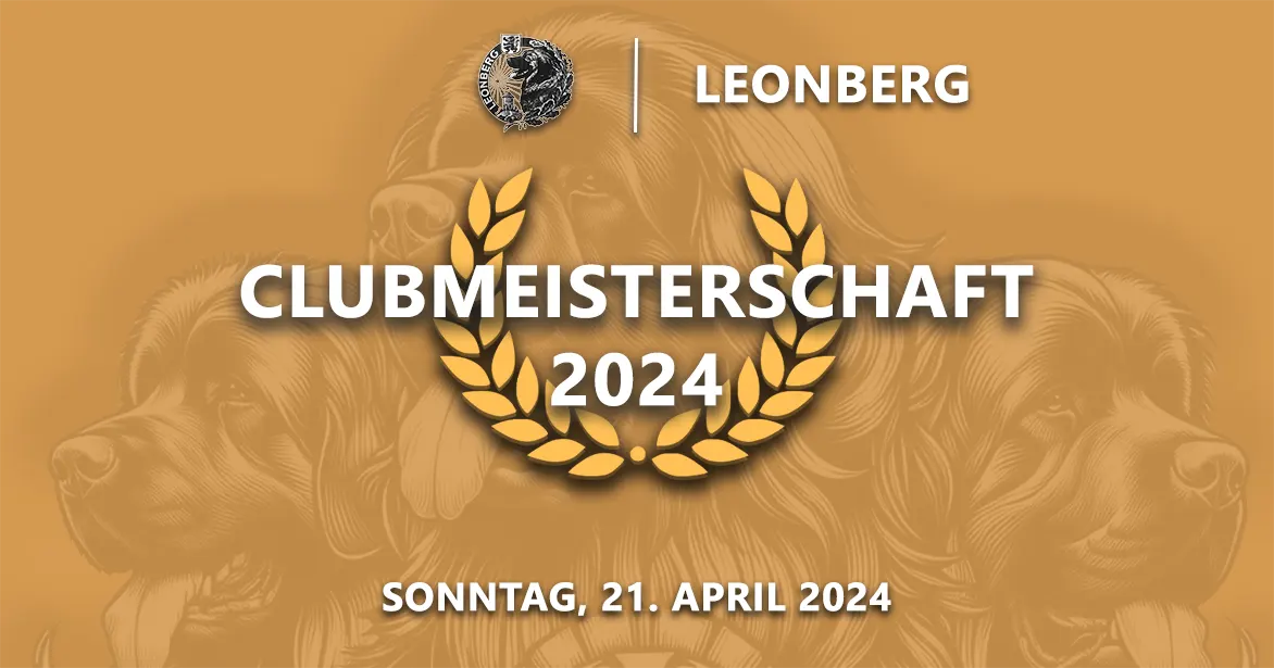 Einladung zur Clubmeisterschaft am 21. April 2024 in Leonberg